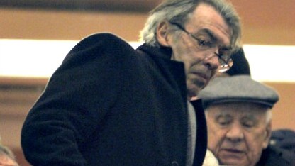 massimo moratti allo stadio