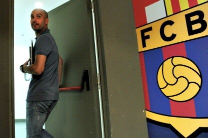 guardiola va via dal barcellona