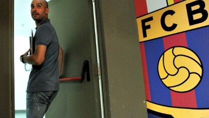 guardiola va via dal barcellona