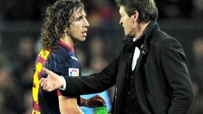 il difensore del barcellona