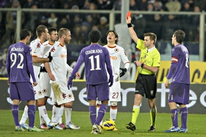 cartellino rosso roma