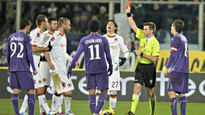 cartellino rosso roma