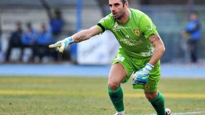 il portiere del chievo verso palermo