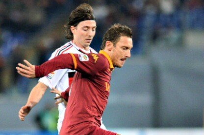 il capitano della roma contrastato