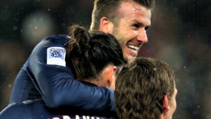 david beckham col psg