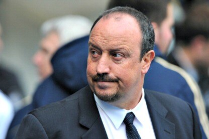 rafa benitez sulla panchina dei blues