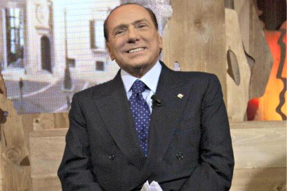 nello studio di berlusconi