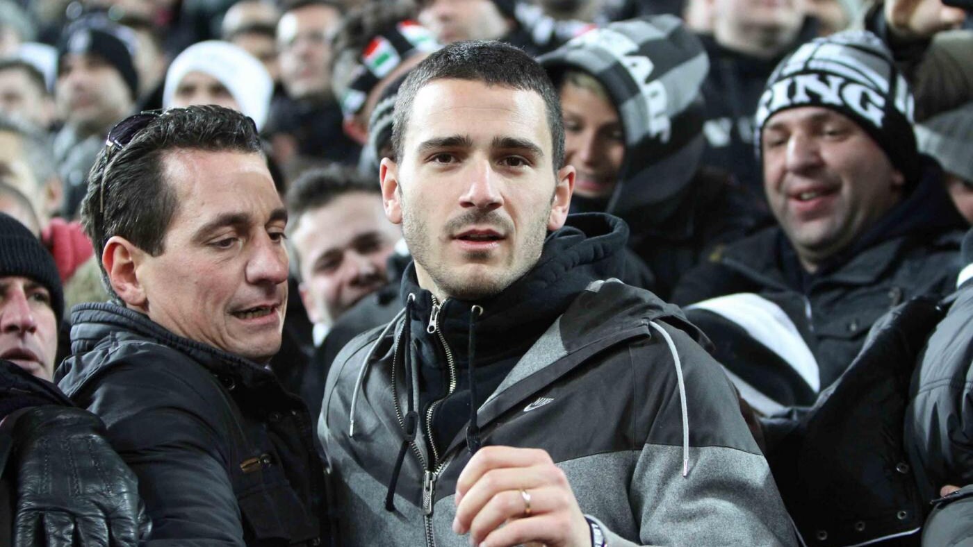 il difensore della juventus ha assistito al match con la fiorentina dalla curva