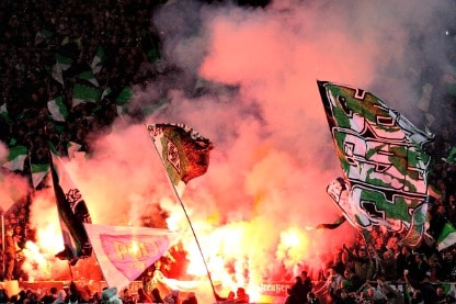 tifosi del borussia a roma