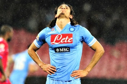 edinson cavani del napoli