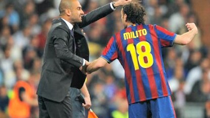 guardiola e milito