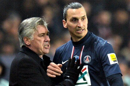 zlatan e ancelotti
