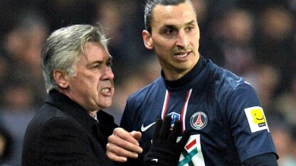 zlatan e ancelotti