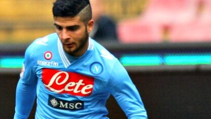 il napoletano insigne in azione