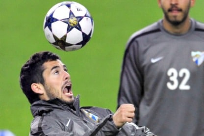 il palleggio di isco del malaga