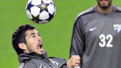 il palleggio di isco del malaga