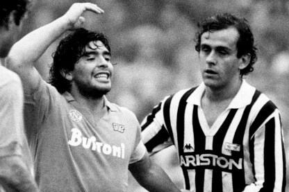 maradona e platini