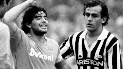 maradona e platini