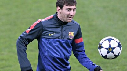 messi in allenamento a milano