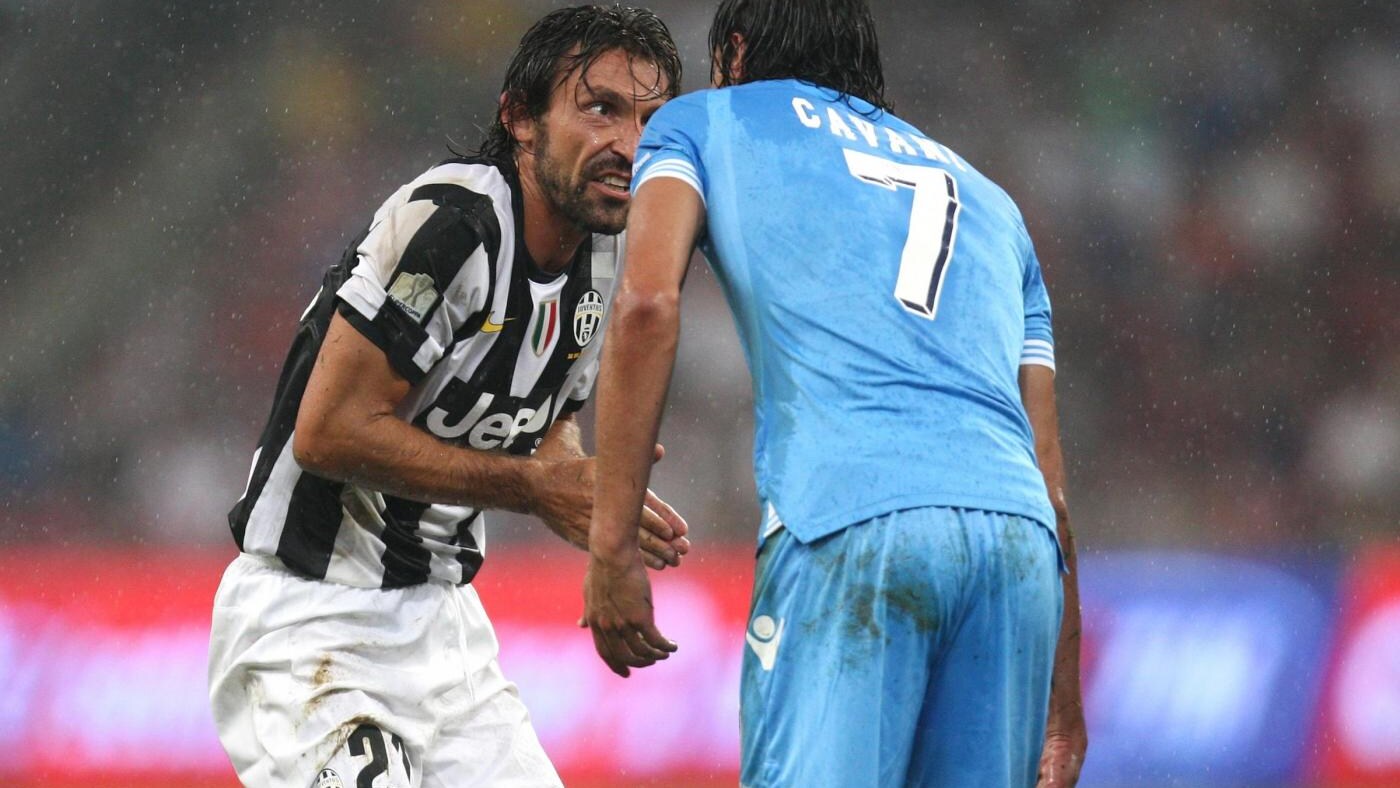pirlo vucinic marchisio sfidano hamsik inler e cavani