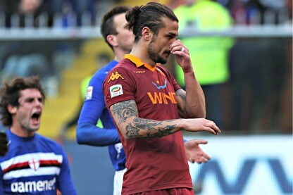 l'attaccante della roma osvaldo