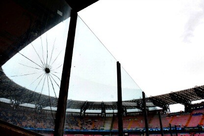 uno scorcio dello stadio san paolo