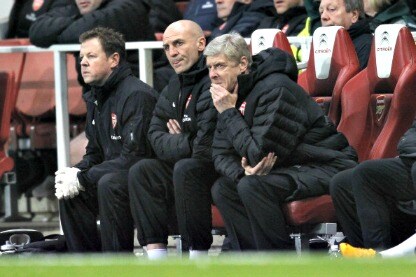 arsene wenger in panchina