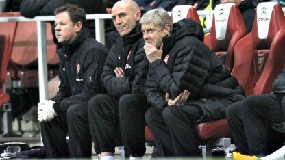 arsene wenger in panchina