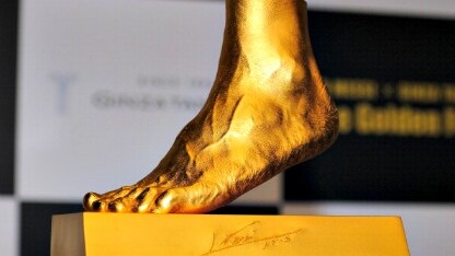 il piede d'oro di messi