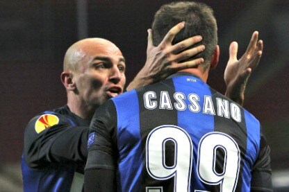 cambiasso abbraccia cassano