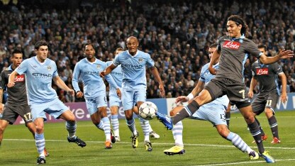 cavani nella gara di champions