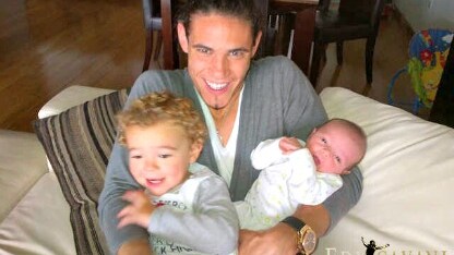 cavani con i piccoli