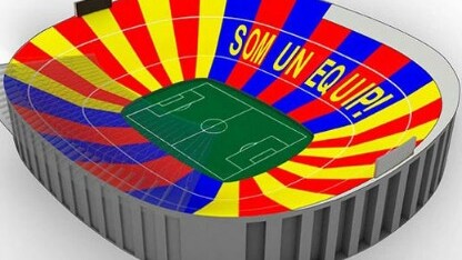 la coreografia del barcellona