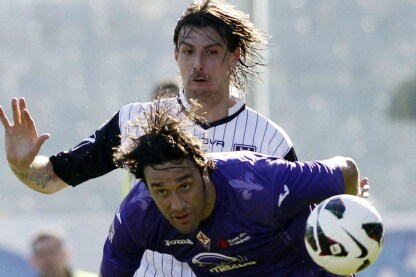 luca toni attaccante della fiorentina