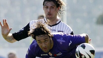 luca toni attaccante della fiorentina