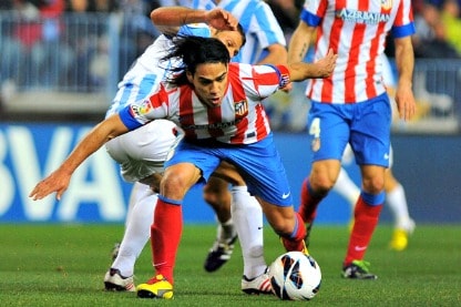 radamel falcao in azione