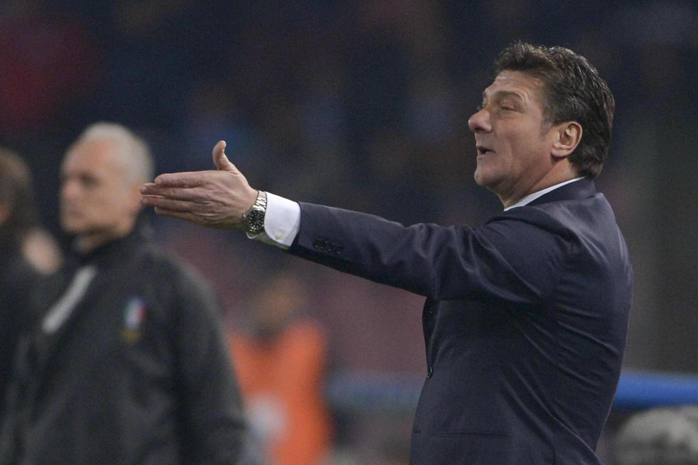 Il tecnico livornese si è rammaricato per l'errore di Dzemaili, l'allenatore campione d'Italia invece è molto soddisfatto per l'1-1.