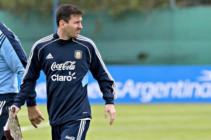 lionel messi con l'argentina