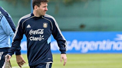 lionel messi con l'argentina
