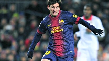 lionel messi in azione