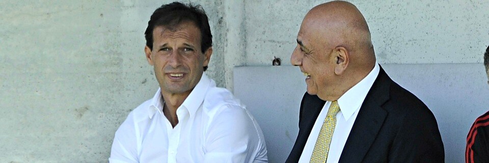 galliani seduto con allegri