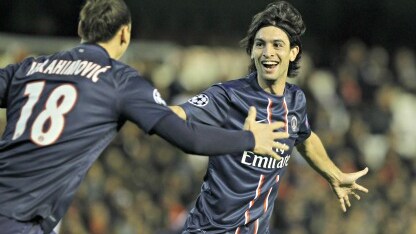 pastore festeggiato da ibrahimovic