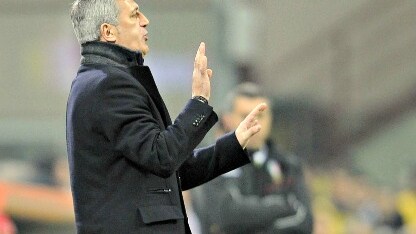 il tecnico della lazio a milano
