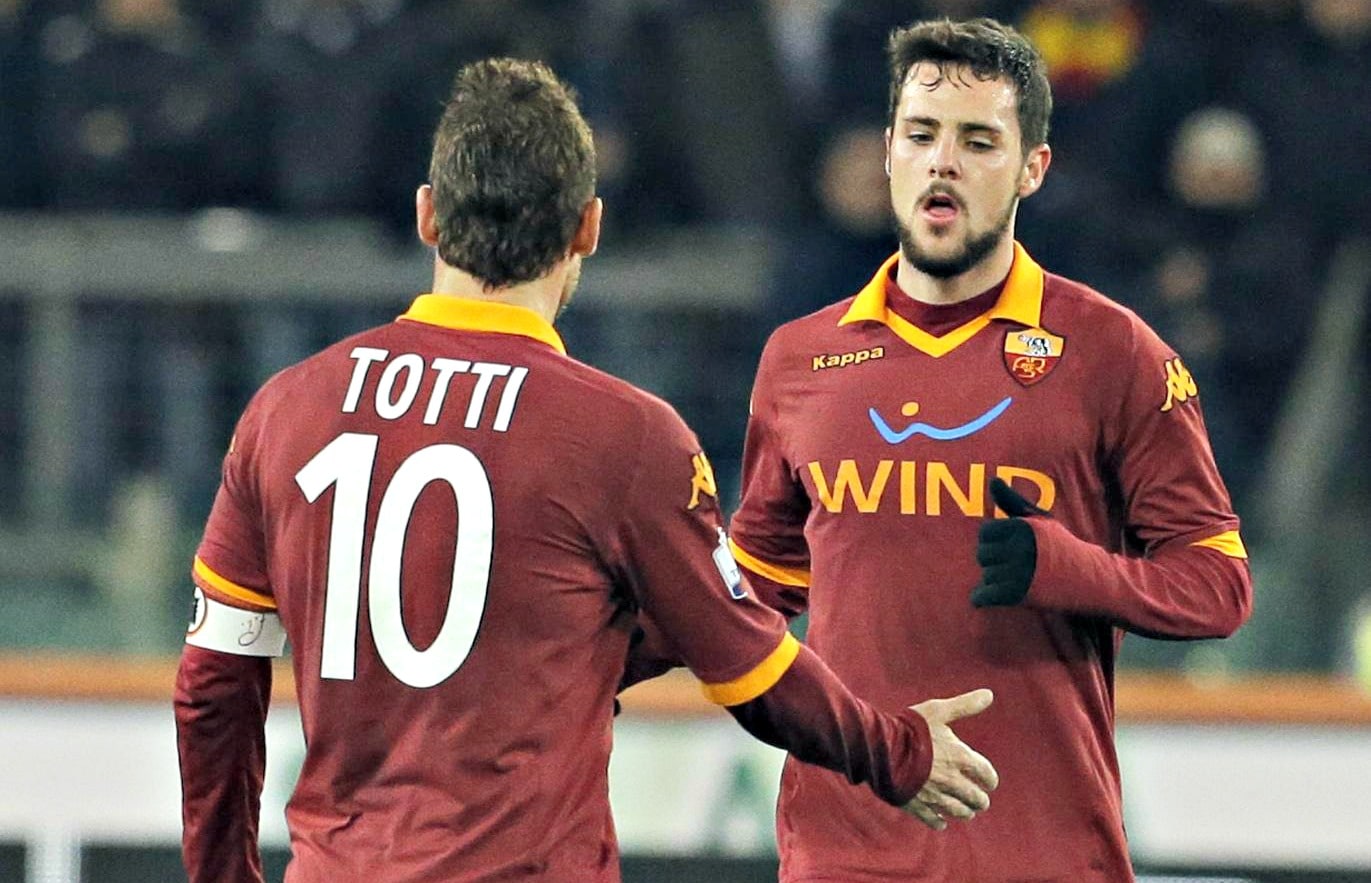totti e destro in campo