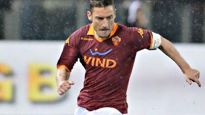 francesco totti in azione