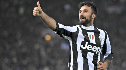 mirko vucinic dopo un gol