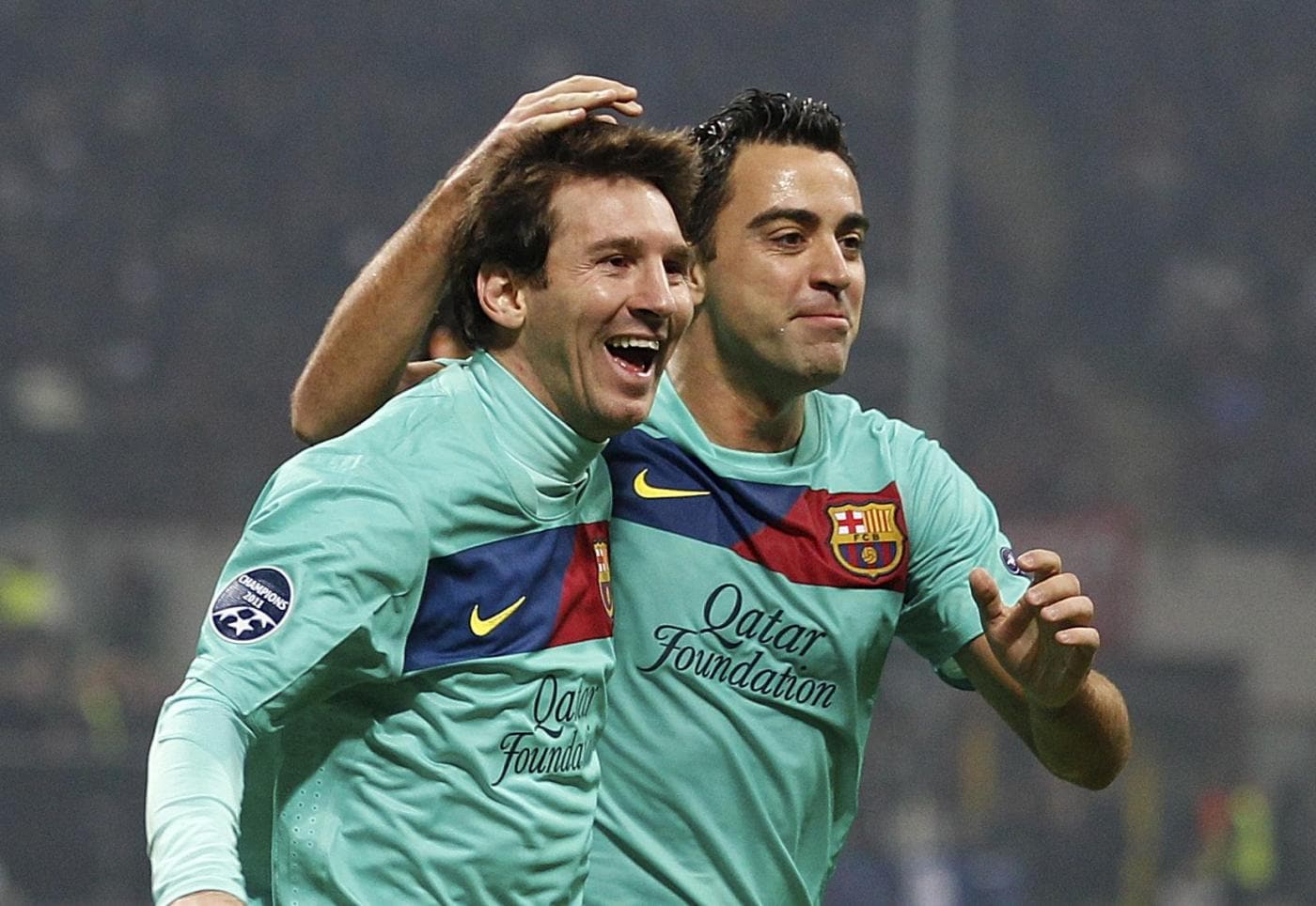 Xavi e Messi