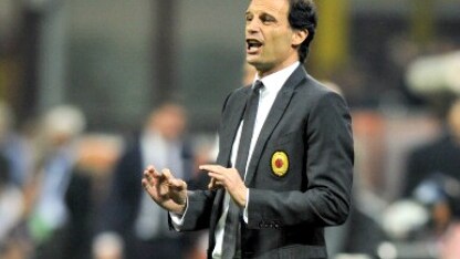 massimiliano allegri a san siro