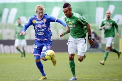 l'attaccante del saint etienne