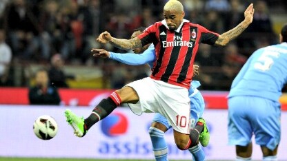 kevin prince del milan contro il napoli